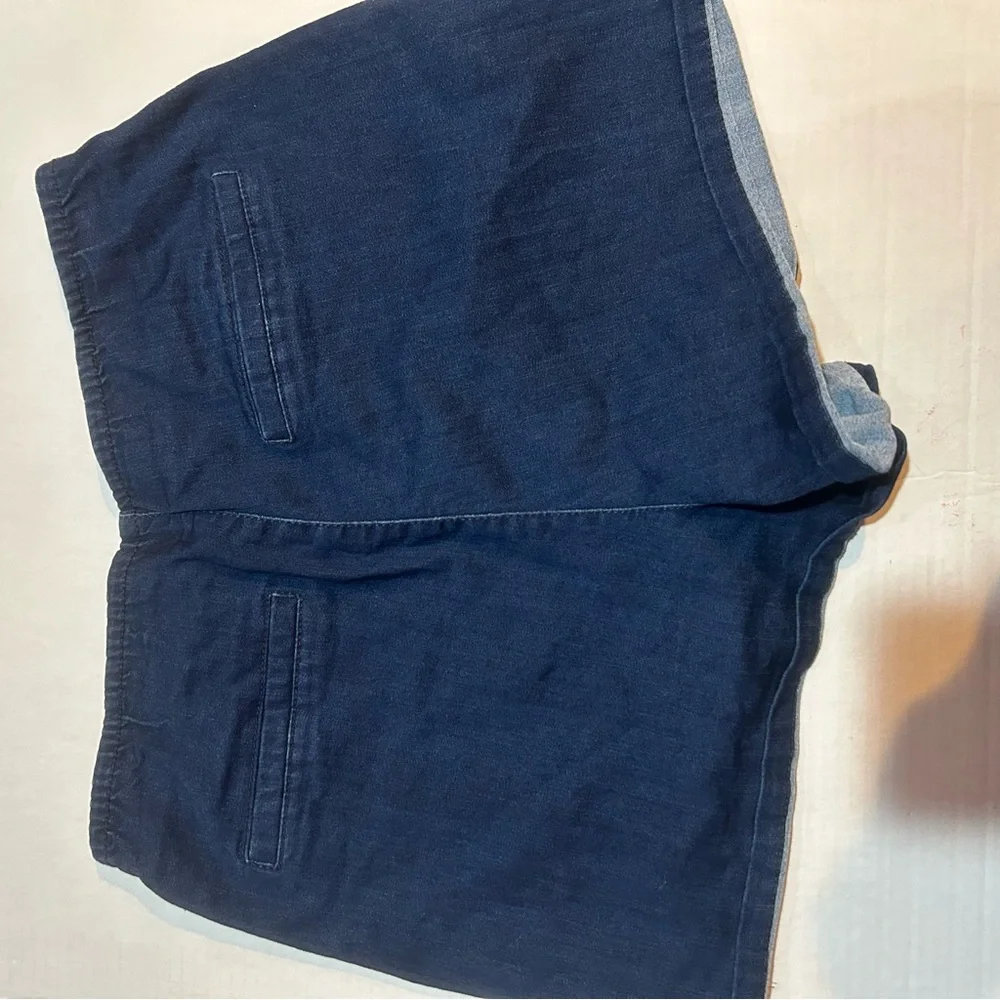 Tinseltown Women's Dark‎ Blue Jean Shorts Elastic Waist Size XL